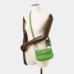 Hermes Kelly Move Vert Yucca Swift Leather