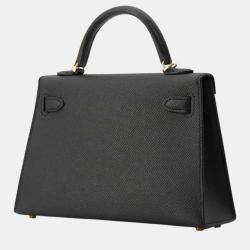 Hermes Mini Kelly Do Black Epsom Bag