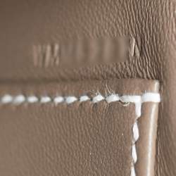 Pre Owned Hermes Etoupe Epsom Leather Gold Finish Mini Kelly II Sellier 20 Bag