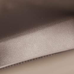 Pre Owned Hermes Etoupe Epsom Leather Gold Finish Mini Kelly II Sellier 20 Bag