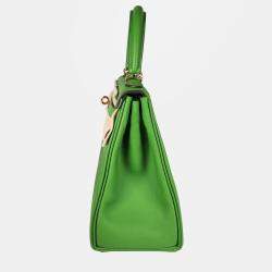 Hermes Vert Yucca Swift Leather Kelly 25 bag GHW