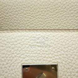 Hermes Mushroom Togo Leather Birkin 30 Tote Bag