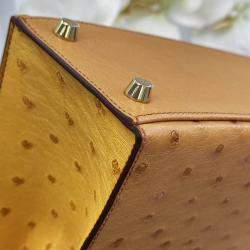 Pre Owned Hermes Ostrich Leather Kelly 25 Bag