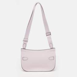 Pre Owned Hermès Mauve Pale/Nata Evercolor Leather Palladium Finish Jypsiere Mini Bag