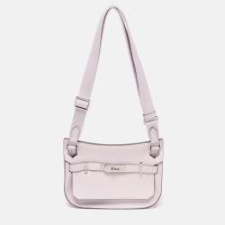 Pre Owned Hermès Mauve Pale/Nata Evercolor Leather Palladium Finish Jypsiere Mini Bag