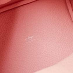 Hermès Rose Sakura Taurillon Clemence Leather Picotin Lock 18 Bag