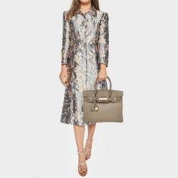 Hermès Etoupe Epsom Leather Gold Finish Birkin 30 Bag