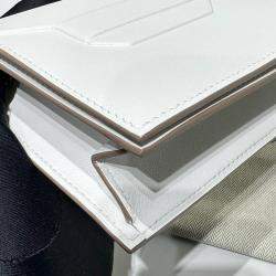 Hermes Cream/Grey Shadow Birkin Pochette