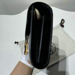 Hermes Black Leather Constance To Go Shoulder Bag