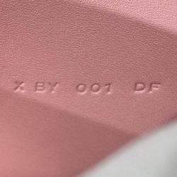 Hermes Pink Lizard Leather Bearn Wallet