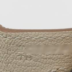 Hermès Nata Epsom Leather Gold Finish Birkin Sellier 25 Bag