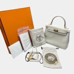 Hermes Mushroom Togo Leather Kelly 25 Bag