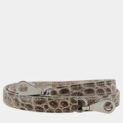 Hermes Himalaya Matte Niloticus Crocodile Leather Kelly 25 Bag