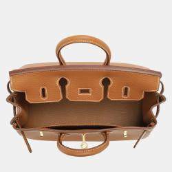 Hermes Gold Togo Leather Birkin 25 Bag