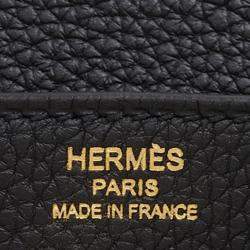 Hermes Black Togo Leather Birkin 25 Bag