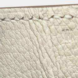 Hermes Craie Togo Leather Birkin 25 Bag