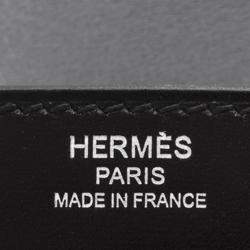 Hermes Black Box Calf Leather Birkin 25 Bag