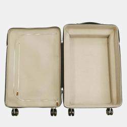 Hermes Black/Multicolor Toile H, Plume Taurillon, Legat Rolling Mobility Suitcase 