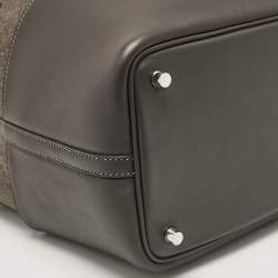 Hermès Ebene Swift Leather and Feutre Picotin Lock 18 Go Team Bag