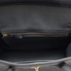 Hermes Gris Misty Togo Leather Gold Finish Birkin 25 