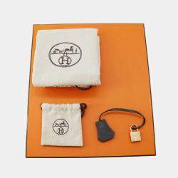 Hermes Gris Misty Togo Leather Gold Finish Birkin 25 