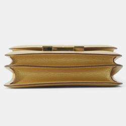  Hermes Dore Chamkilight Chevre Constance III Mini Bag