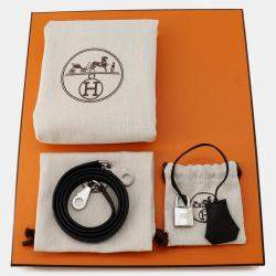 Hermes Black Togo Leather Kelly Retourne 25 Bag