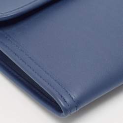 Hermès Bleu Agate Swift Leather Elan Jige 29 Clutch