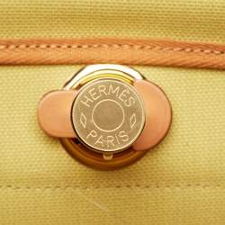 Hermès Ginger/Naturel Toile and Vache Hunter Herbag Zip 31 Bag