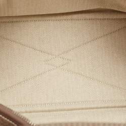 Pre Owned Hermès Etoupe Taurillon Clemence Leather Victoria II Fourre Tout 35 Bag