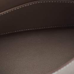 Hermès Etoupe Epsom Leather Palladium Finish Mini Kelly II Sellier 20 Bag