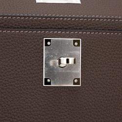 Pre Owned Hermes Ecorce Togo Kelly Depeches 25 Handbag