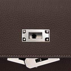 Pre Owned Hermes Ecorce Togo Kelly Depeches 25 Handbag
