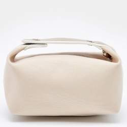 Hermes Beige Canvas Small Bride-a-Brac Case Pouch