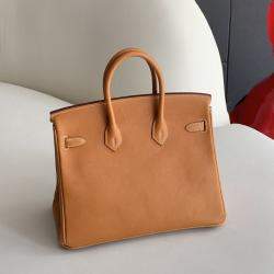 Hermes Gold Togo Leather Gold Finish Birkin 25 Bag