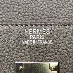 Hermes Gris Meyer Togo Leather Birkin 40 Handbag