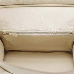 Hermes Craie Togo Leather Birkin 30 Handbag