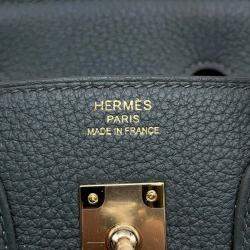 Hermes Vert Mangrove Togo Leather Birkin 25