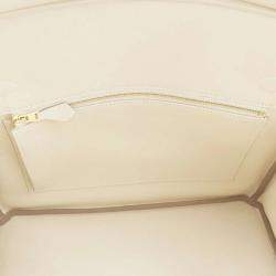 Hermes Craie Togo Leather Birkin 30 Handbag