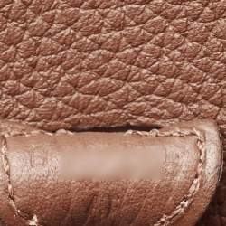 Pre Owned Hermes Cacao Taurillon Maurice Leather Evelyne TPM Bag