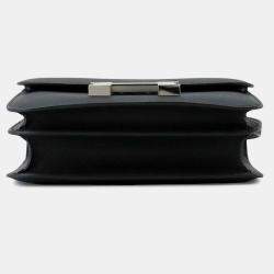 Hermes Black Epsom Constance III Miroir Mini Shoulder Bag