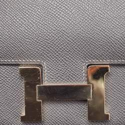 Hermes Graphite Epsom Leather Constance III Mini Miroir Bag