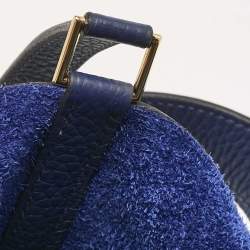Hermès Bleu de Prusse Taurillon Clemence Leather Picotin Lock 18 Bag