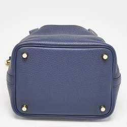 Hermès Bleu de Prusse Taurillon Clemence Leather Picotin Lock 18 Bag