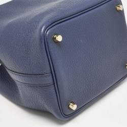 Hermès Bleu de Prusse Taurillon Clemence Leather Picotin Lock 18 Bag