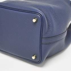 Hermès Bleu de Prusse Taurillon Clemence Leather Picotin Lock 18 Bag
