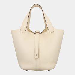 Hermes Nata Clemence Leather Picotin Lock 18 Bag