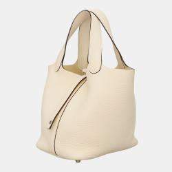 Hermes Nata Clemence Leather Picotin Lock 18 Bag