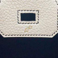 Hermes Craie Black Togo Leather Birkin 25 Tote Bag 