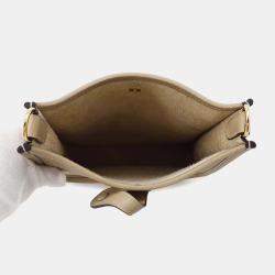 Pre Owned Hermes Trench Taurillon Clemence Leather Evelyne Long TPM Shoulder Bag